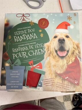 Source Unknown Festive Dog Bandana - Red